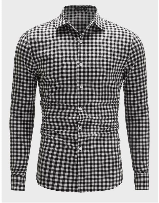 Chemise à carreaux
