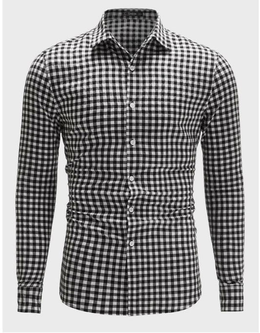 Chemise à carreaux