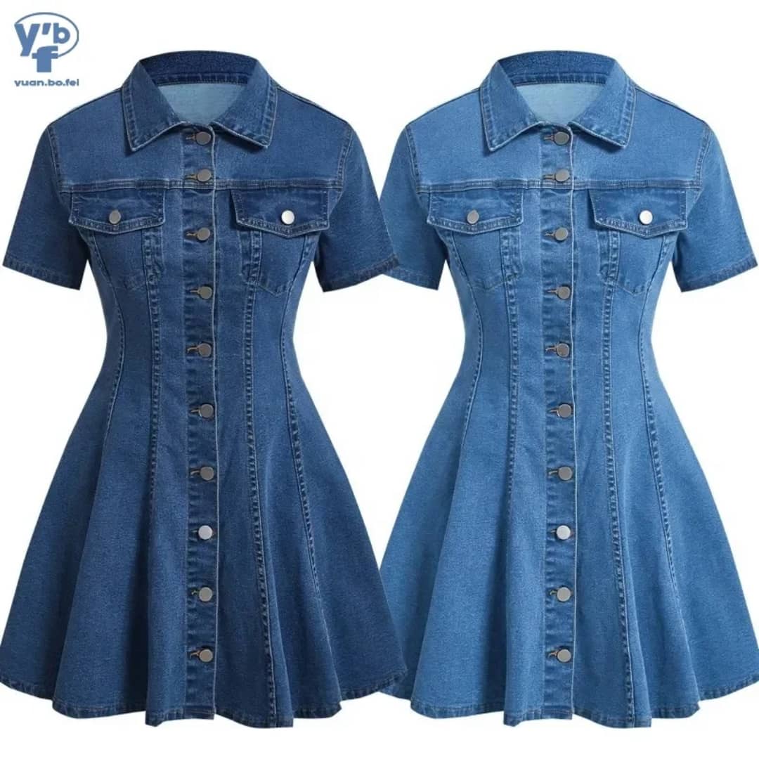 Mini robe decontractee coupe evasee