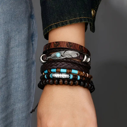 Ensemble d'art vintage, élégant et stylisé,