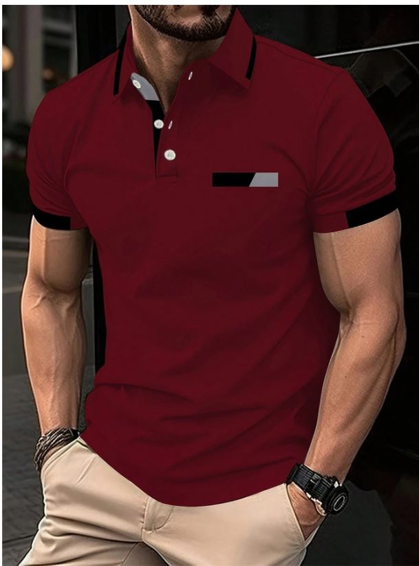 Polo boutonne