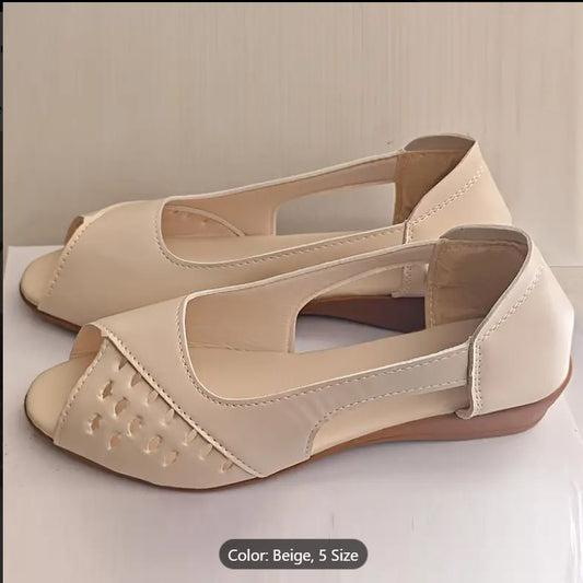 Sandales élégantes à bout ouvert et bride à la cheville,