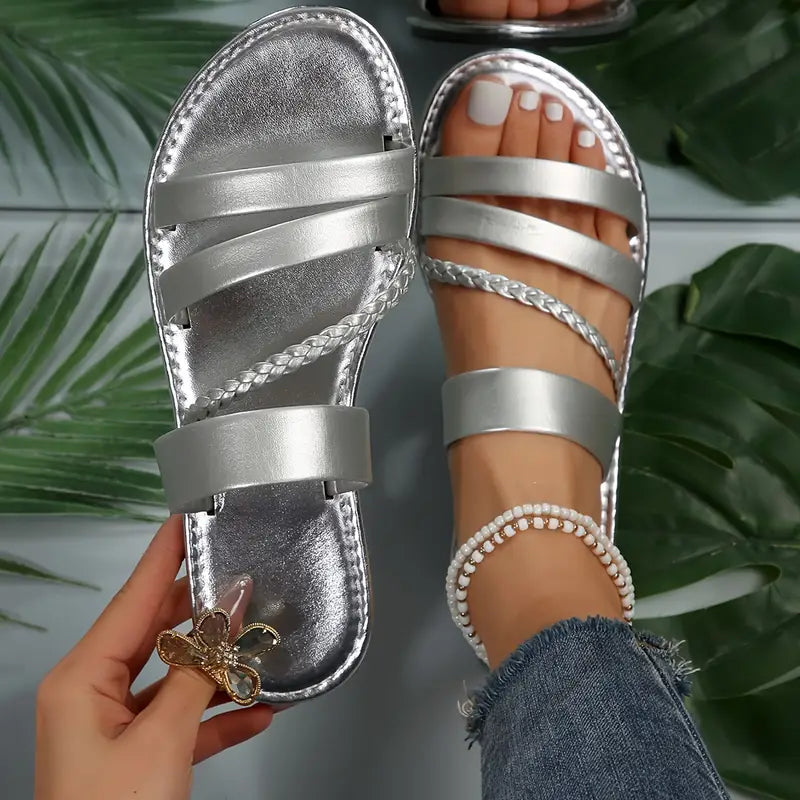 Sandales plates pour femme