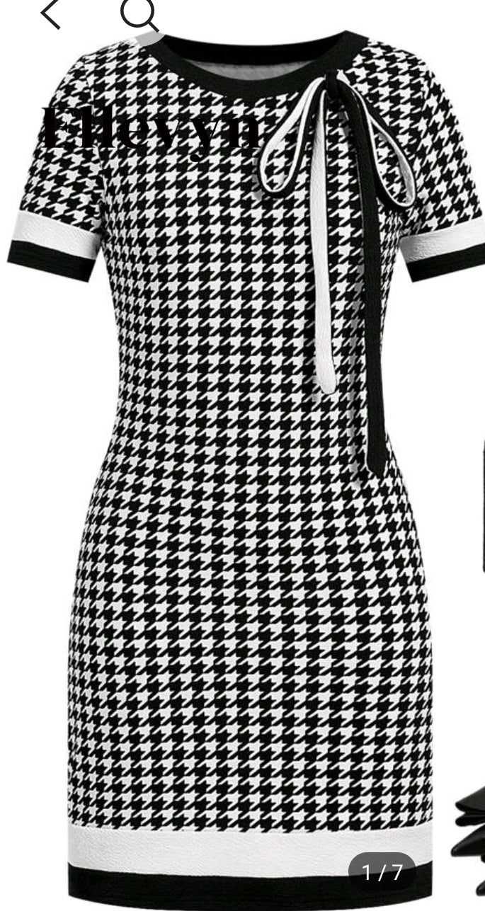 Robe  à bretelles avec nœud papillon